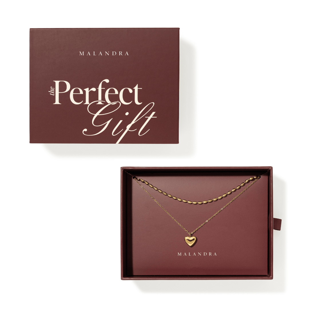 GOLDEN LOVE LAYER GIFT SET - SETS DE REGALO - Malandra Jewelry - SET133/ZXC1 -ZXC6