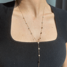 GOLDEN LUXE DOT NECKLACE - COLLARES - Malandra Jewelry - EUWC207 - JDNW2311001