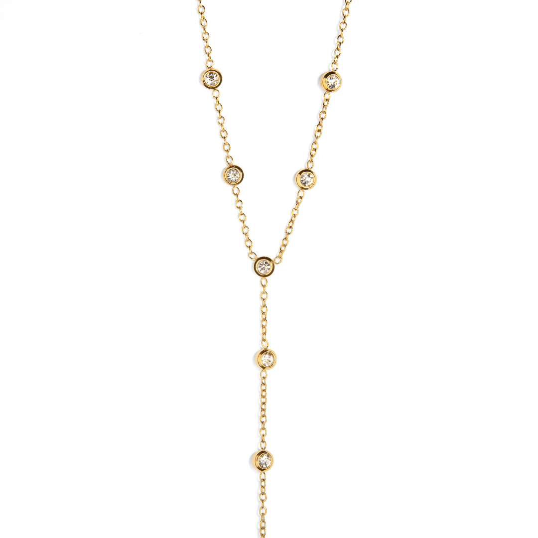 GOLDEN LUXE DOT NECKLACE - COLLARES - Malandra Jewelry - EUWC207 - JDNW2311001
