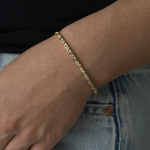 GOLDEN LUXE HALO BANGLE - PULSERAS - Malandra Jewelry - EMKP18-B-0269