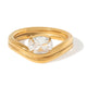 GOLDEN LUXE HALO RING - ANILLOS - Malandra Jewelry - EUWR482.7-JDR0101328-7