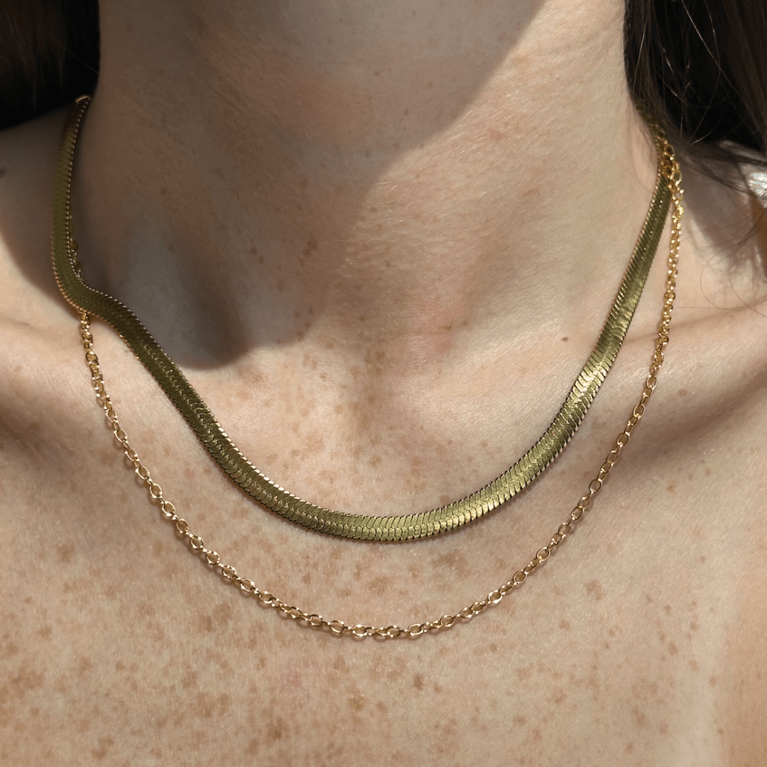 GOLDEN LUXE LAYER NECKLACE - COLLARES - Malandra Jewelry - TC2003