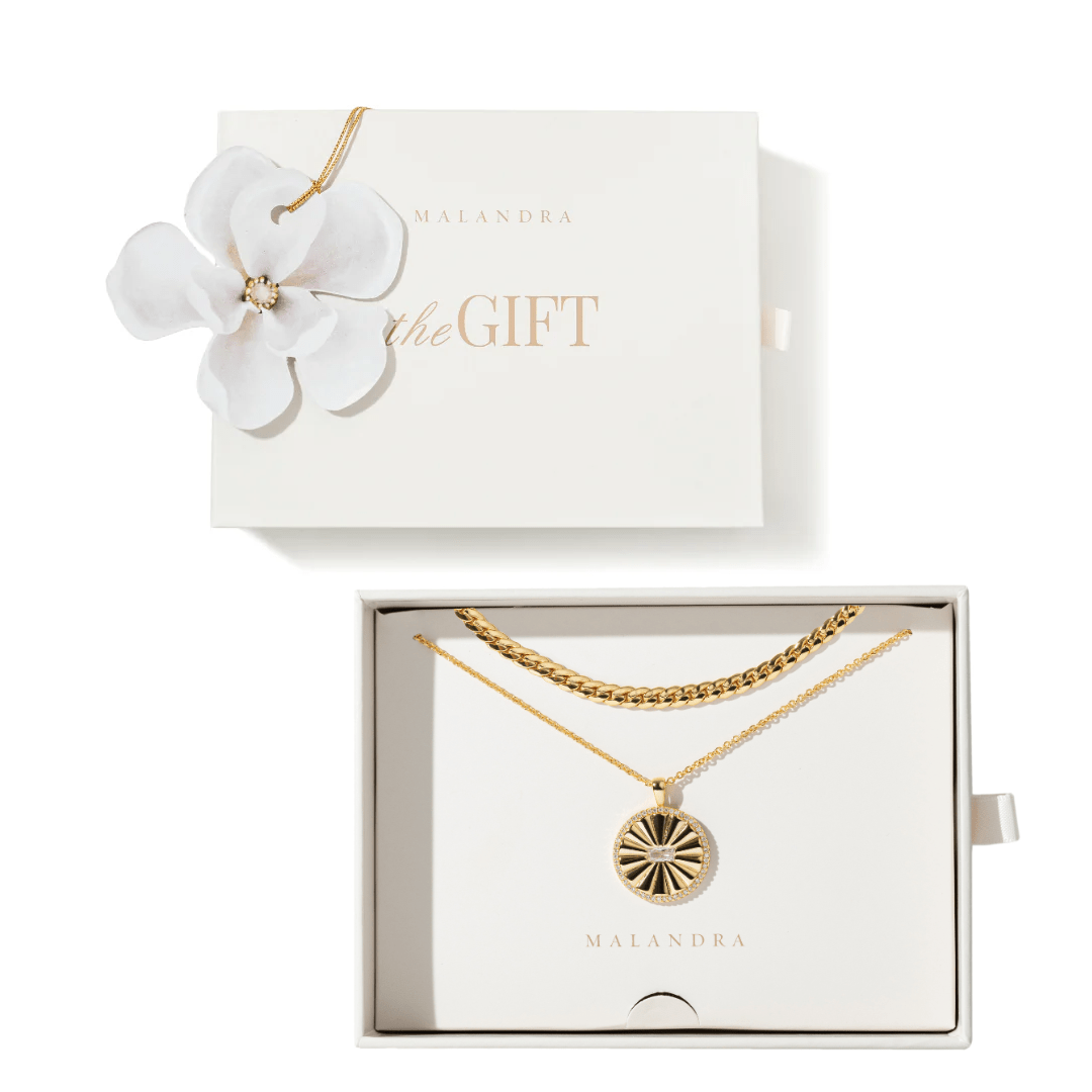 GOLDEN LUXE NECKLACE GIFT SET - SETS DE REGALO - Malandra Jewelry - SET84 / ICC510 - ICC512