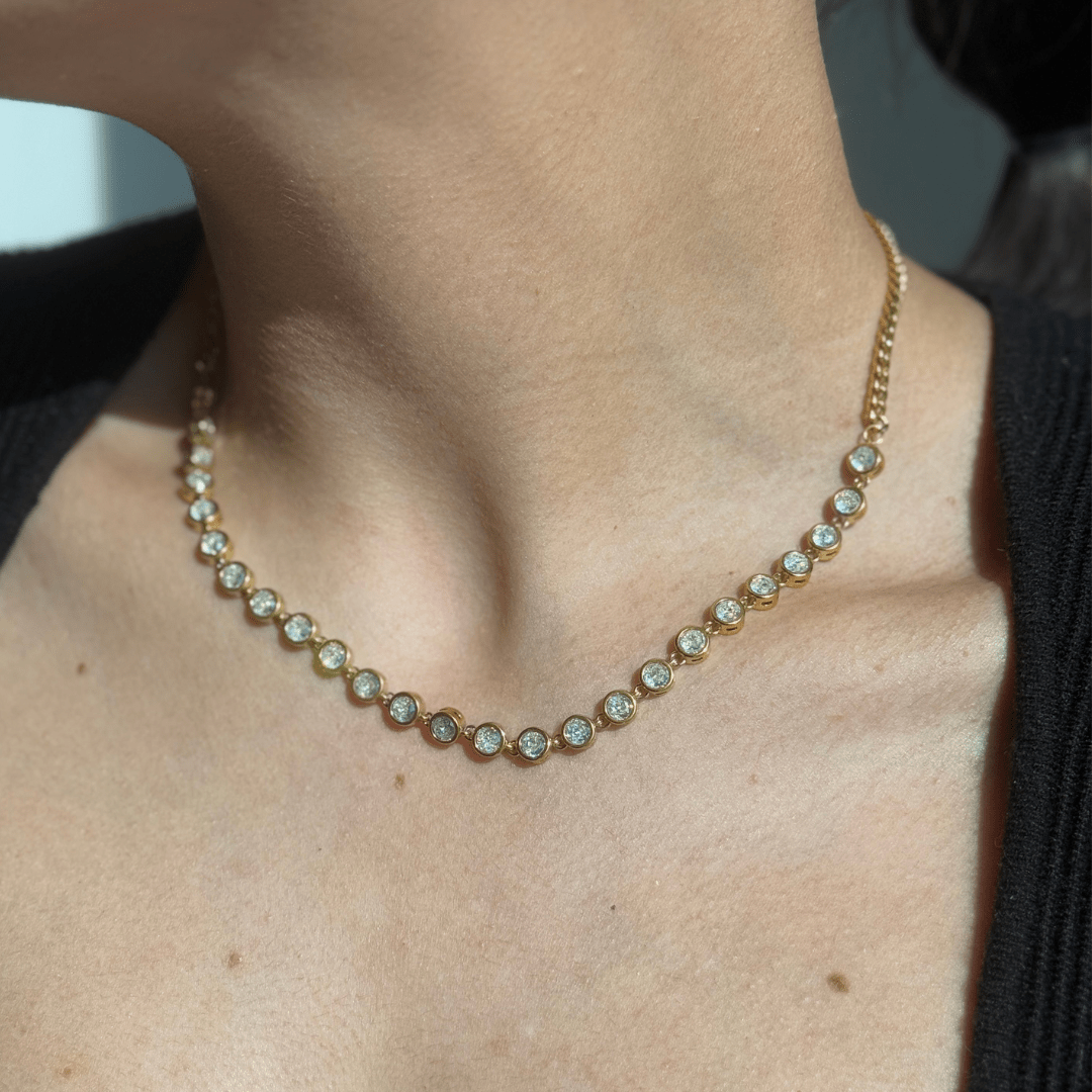GOLDEN LUXE ORBIT NECKLACE - COLLARES - Malandra Jewelry - EUWC218 - JDN0112046