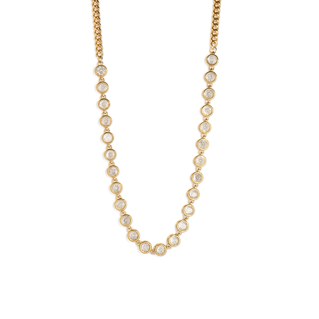 GOLDEN LUXE ORBIT NECKLACE - COLLARES - Malandra Jewelry - EUWC218 - JDN0112046