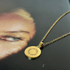 GOLDEN MEDAL CUSTOM NECKLACE - COLLARES GRABADOS - Malandra Jewelry - ESYC7