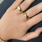 GOLDEN MUSE RING - ANILLOS - Malandra Jewelry - ZZR6 - R02285J