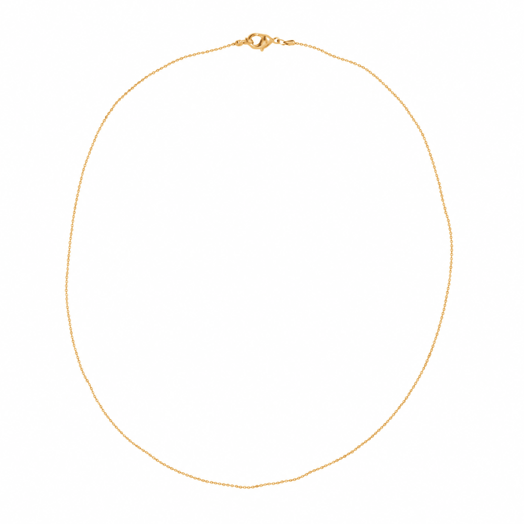 GOLDEN NECKLACE 45cm - COLLARES - Malandra Jewelry - EYHC184.D