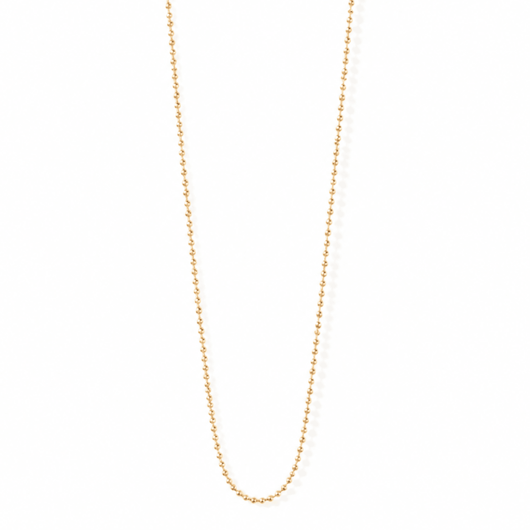 GOLDEN NECKLACE 45cm - COLLARES - Malandra Jewelry - EYHC184.D