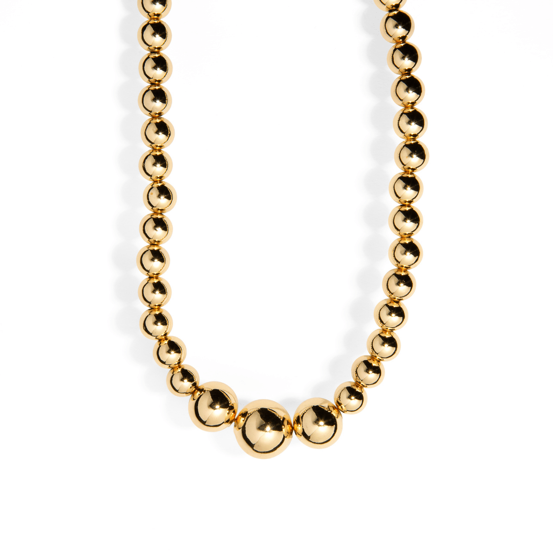 GOLDEN ORB LUXE NECKLACE - COLLARES - Malandra Jewelry - FBC424 - JCL0059 - 14
