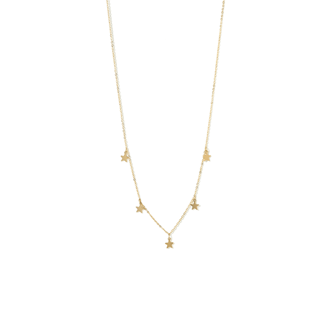 GOLDEN ORION STARS NECKLACE - COLLARES - Malandra Jewelry - ZXC19 - N - 7