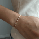 GOLDEN OVAL SERENA BRACELET - PULSERAS - Malandra Jewelry - EAWP100 - MMB108