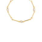 GOLDEN OVAL SERENA BRACELET - PULSERAS - Malandra Jewelry - EAWP100 - MMB108