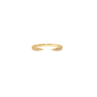 GOLDEN PAVE OPEN MILANO RING - ANILLOS - Malandra Jewelry - EAWR78 - M240419000198