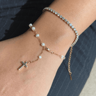 GOLDEN PEARL BLESSING BRACELET - PULSERAS - Malandra Jewelry - TP2015