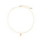 GOLDEN PLAQUE INITIAL NECKLACE - COLLARES - Malandra Jewelry - TC1745.P