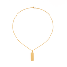 GOLDEN PLAQUE NECKLACE - COLLARES - Malandra Jewelry - ESYC24