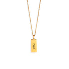 GOLDEN PLAQUE NECKLACE - COLLARES GRABADOS - Malandra Jewelry - ESYC24