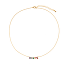 GOLDEN RAINBOW NECKLACE - COLLARES - Malandra Jewelry - XBC168 - BJNA083 GDMLT