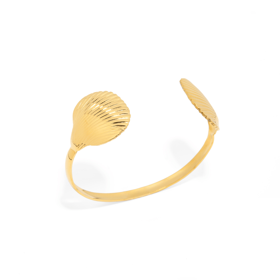 GOLDEN SHELL BRACELET - PULSERAS - Malandra Jewelry - EUWP175 - JDB2406004