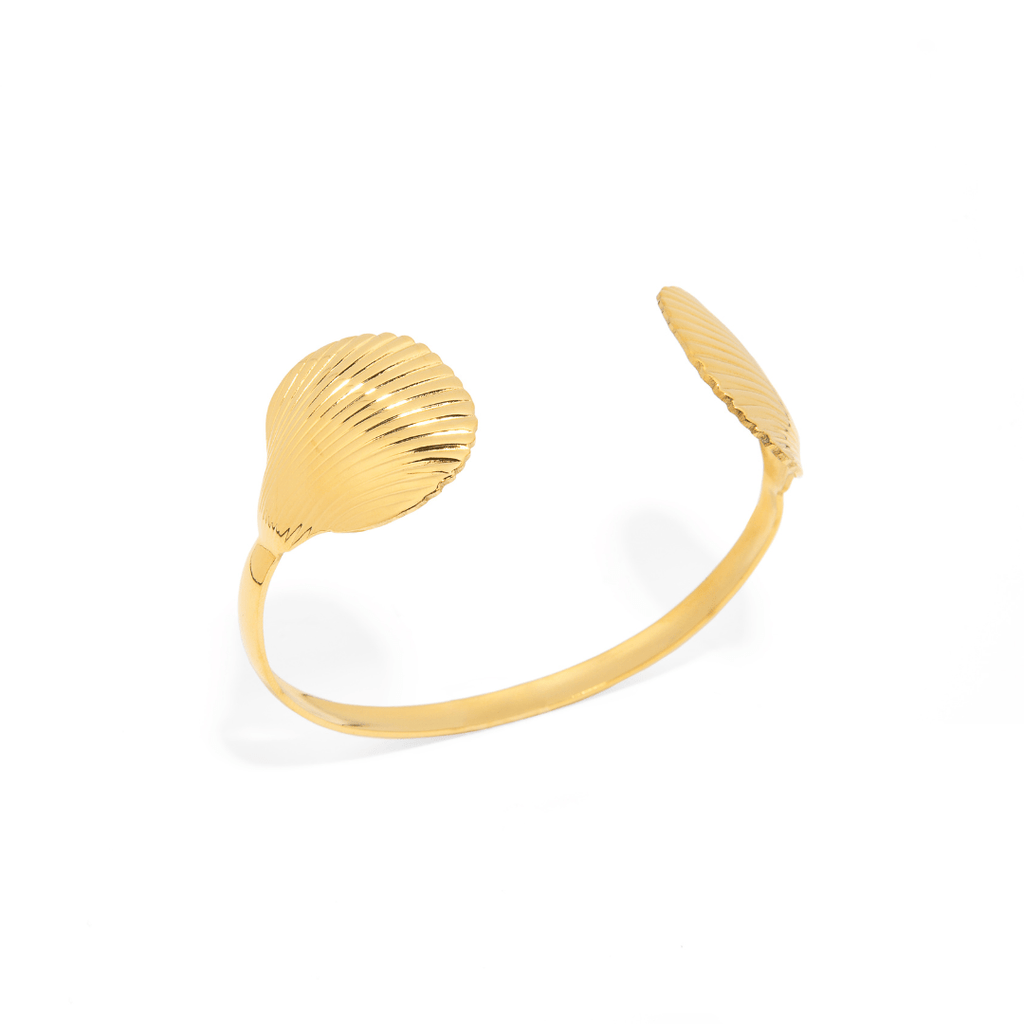 GOLDEN SHELL BRACELET - PULSERAS - Malandra Jewelry - EUWP175 - JDB2406004