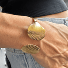 GOLDEN SHELL BRACELET - PULSERAS - Malandra Jewelry - EUWP175 - JDB2406004