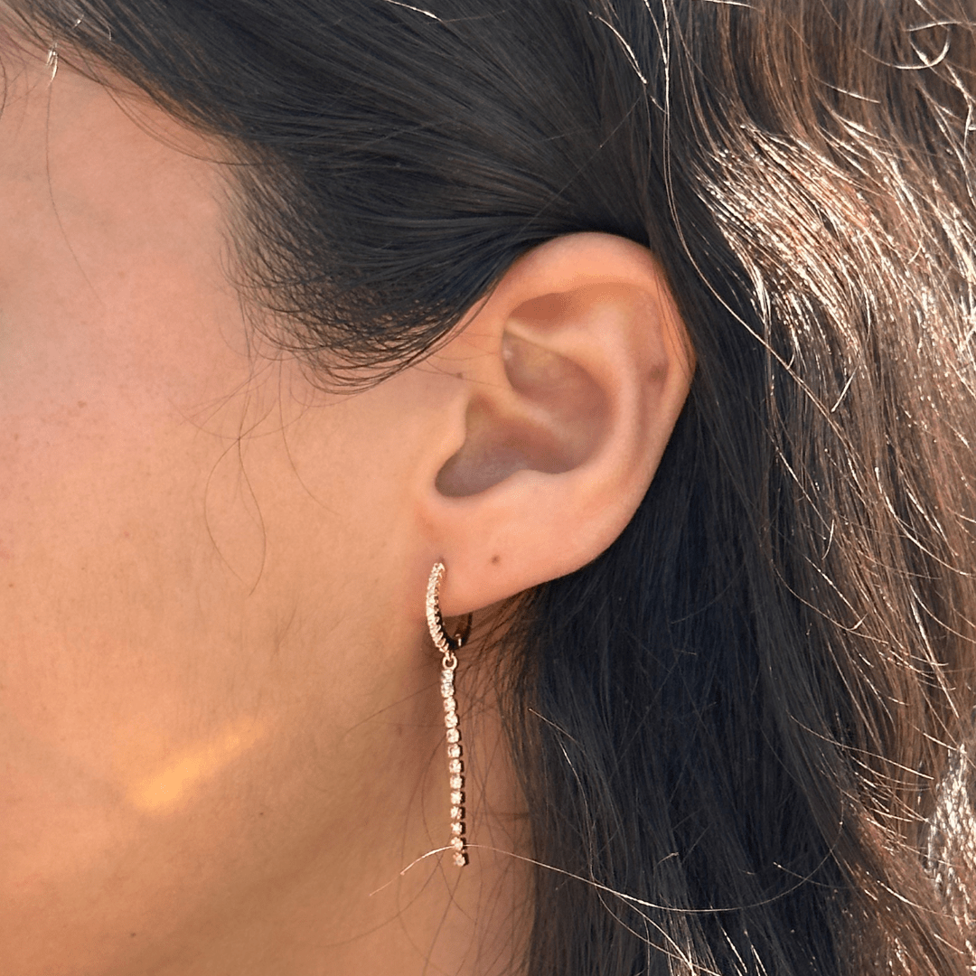 GOLDEN SHIMMER TRINITY HOOPS - ARETES - Malandra Jewelry - AA1526 - W45209