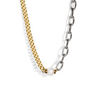 GOLDEN & SILVER PEARL NECKLACE - COLLARES - Malandra Jewelry - TC1712