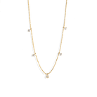 GOLDEN SPARK DROPS NECKLACE - COLLARES - Malandra Jewelry - ZOC28 - YE07241I8C