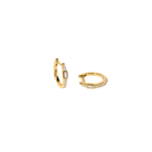 GOLDEN SPARK HOOPS - ARETES - Malandra Jewelry - EAWA120 - MME472