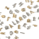 GOLDEN SPARK INITIAL CHARM - DIJES - Malandra Jewelry - TD1942.A