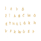 GOLDEN SPARK INITIAL CHARM - DIJES - Malandra Jewelry - TD1942.B