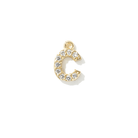 GOLDEN SPARK INITIAL CHARM - DIJES - Malandra Jewelry - TD1942.C