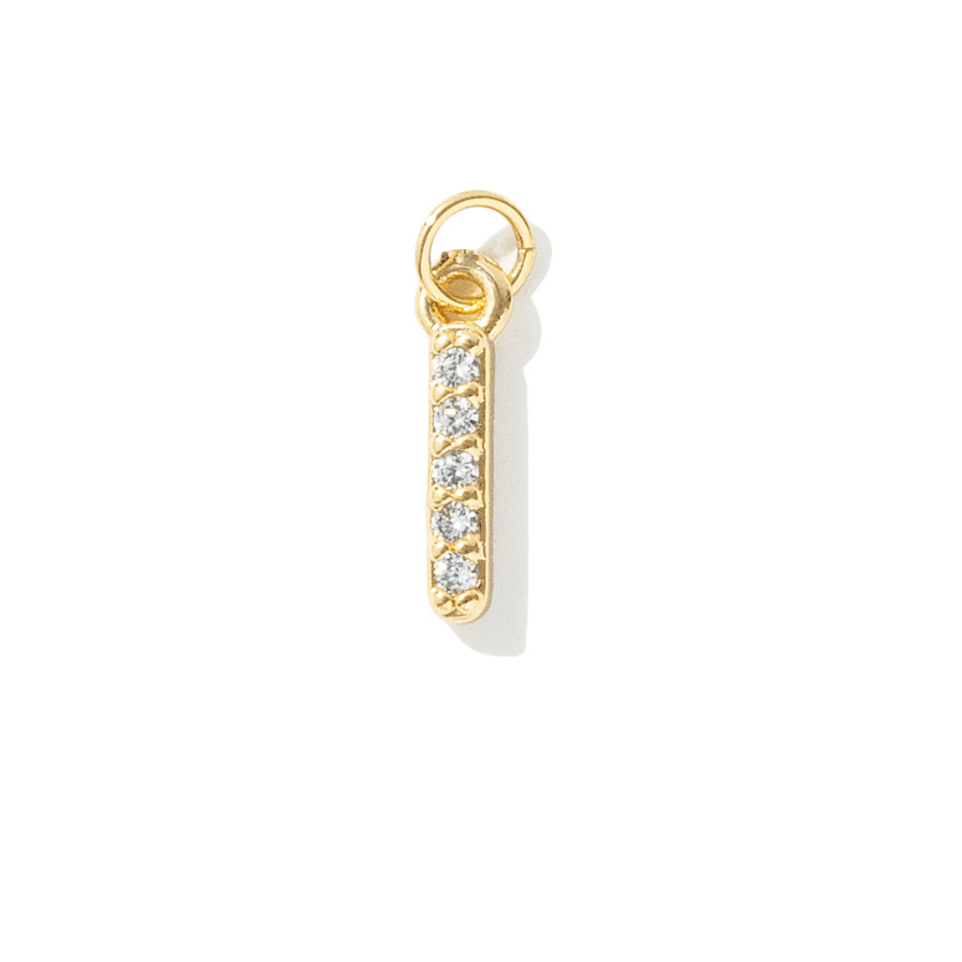 GOLDEN SPARK INITIAL CHARM - DIJES - Malandra Jewelry - TD1942.I