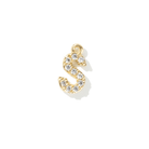 GOLDEN SPARK INITIAL CHARM - DIJES - Malandra Jewelry - TD1942.S