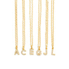 GOLDEN SPARK LETTER NECKLACE - COLLARES - Malandra Jewelry - TC1697.A