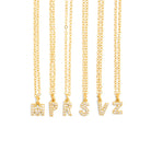 GOLDEN SPARK LETTER NECKLACE - COLLARES - Malandra Jewelry - TC1697.A