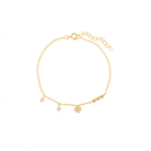 GOLDEN SPARK LOVE BRACELET - PULSERAS - Malandra Jewelry - ERP133 - 60603121650C