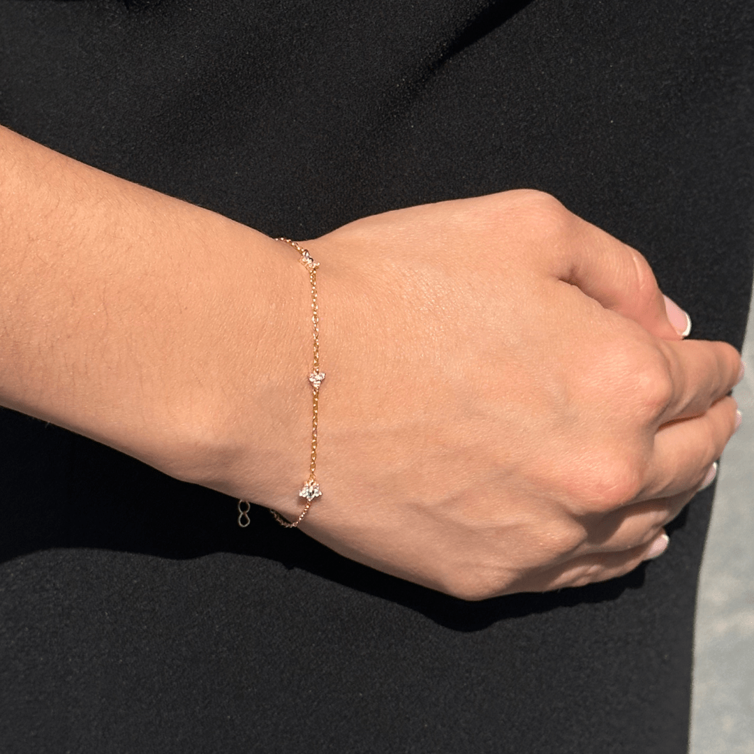 GOLDEN SPARKLING BRACELET - PULSERAS - Malandra Jewelry - ERP135 - 60603161434C