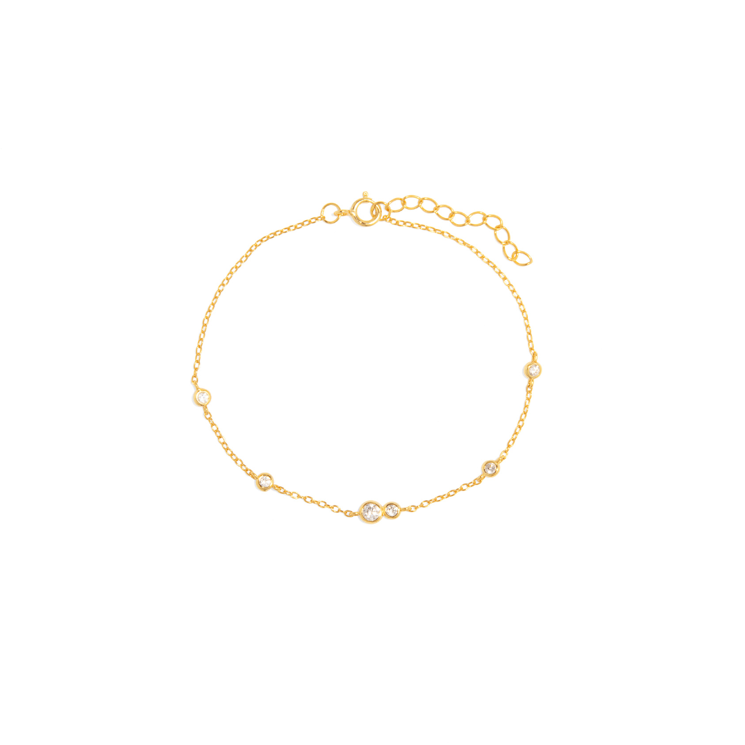 GOLDEN SPARKLING BRACELET - PULSERAS - Malandra Jewelry - ERP135 - 60603161434C