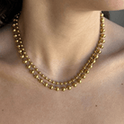GOLDEN SPHERE DOUBLE NECKLACE - COLLARES - Malandra Jewelry - EUWC140 - JDN2407031