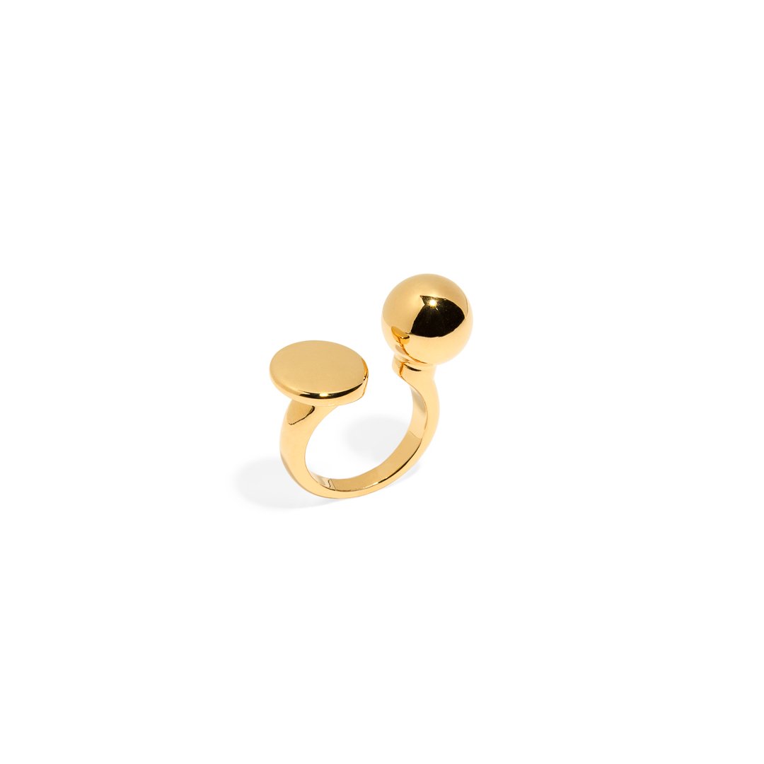 GOLDEN SPHERE RING - ANILLOS - Malandra Jewelry - EVFR36.6 - 40 - 0022B