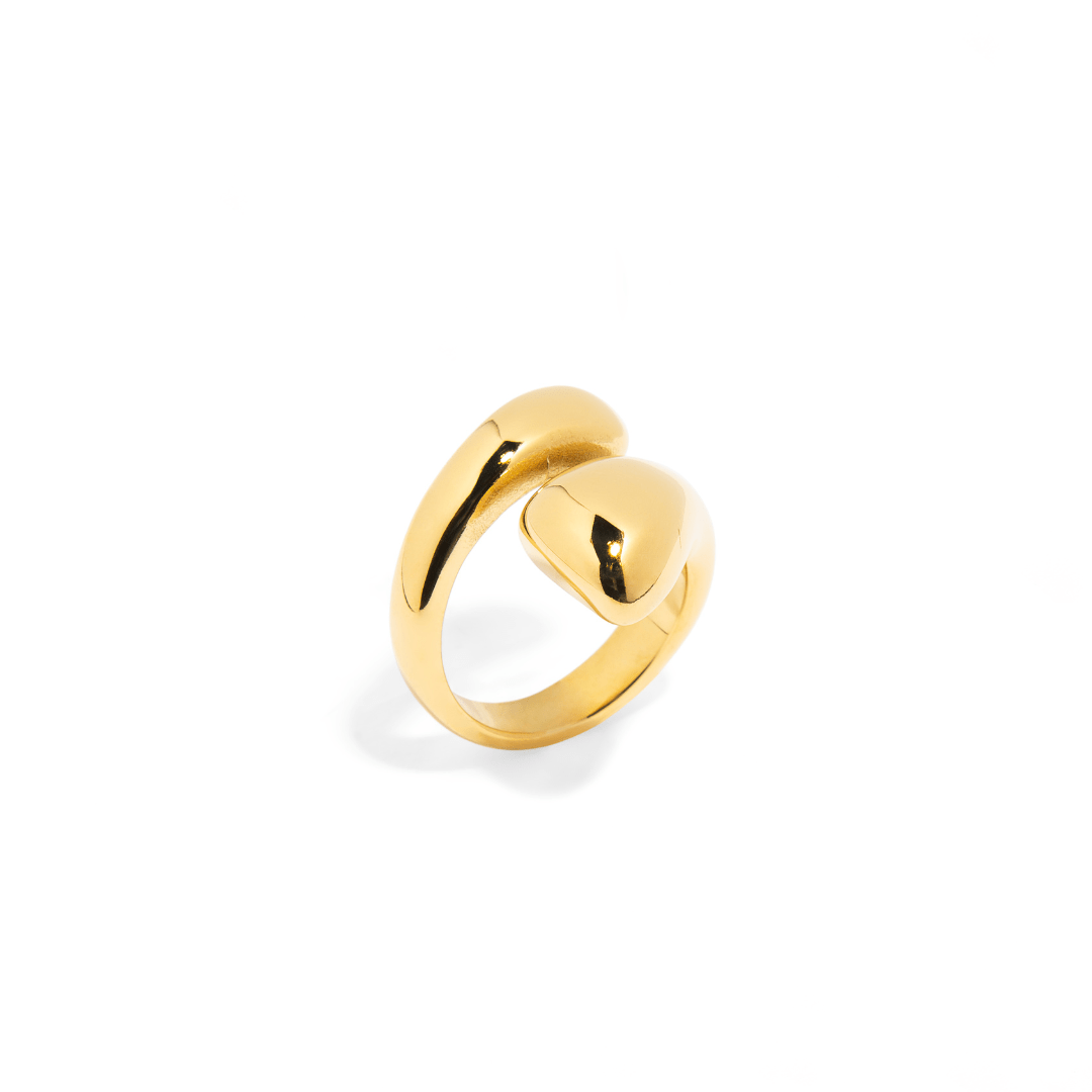 GOLDEN SPIRAL RING - ANILLOS - Malandra Jewelry - EUWR179 - JDR2311016