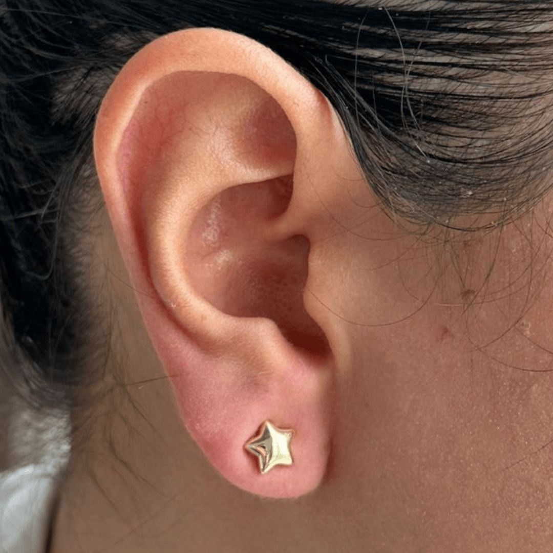 GOLDEN STARLIGHT EARRINGS SET - ARETES - Malandra Jewelry - ZWA68 - QX01115
