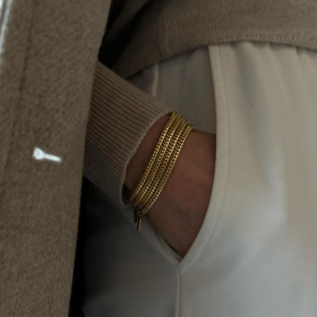 GOLDEN STREAM BRACELET - PULSERA - Malandra Jewelry - ICP513