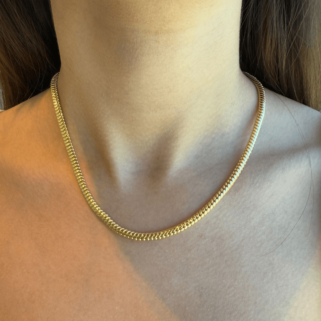 GOLDEN STREAM NECKLACE - COLLARES - Malandra Jewelry - ICC509