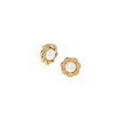 GOLDEN SUN PEARL EARRINGS - ARETES - Malandra Jewelry - EUWA313-JDE2408069
