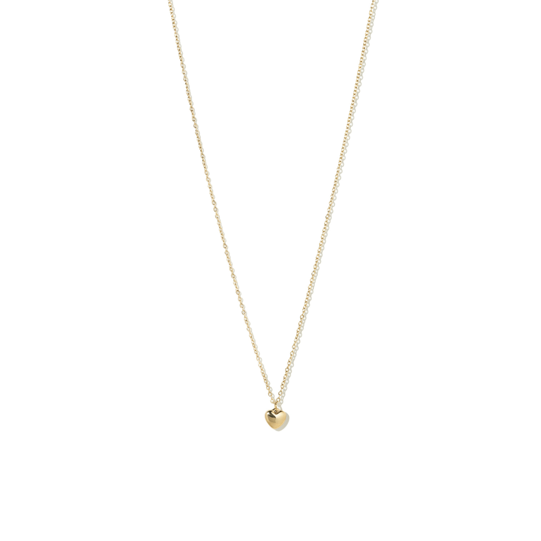 GOLDEN TINY HEART NECKLACE - COLLARES - Malandra Jewelry - ZXC1 - X001029155
