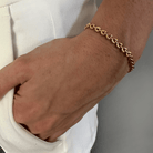 GOLDEN TOTAL HEARTS BRACELET - PULSERAS - Malandra Jewelry - EUWP164 - JDWB2303003