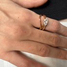 GOLDEN TRIPLE ELEGANCE RING - ANILLOS - Malandra Jewelry - EUWR189.7 - JDR0211015 - 7.7